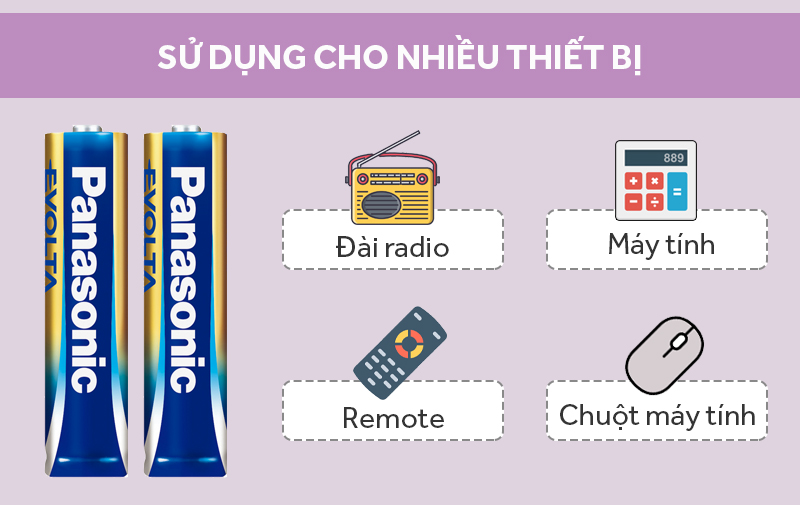 Pin AA 2 viên Panasonic Evolta LR6EG-2BPKV Pin AA 2 viên Panasonic Evolta LR6EG-2BPKV