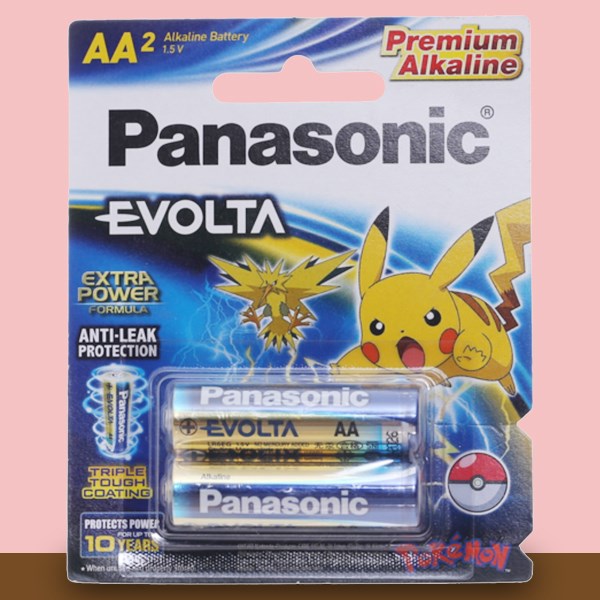 Pin AA 2 viên Panasonic Evolta LR6EG-2BPKV