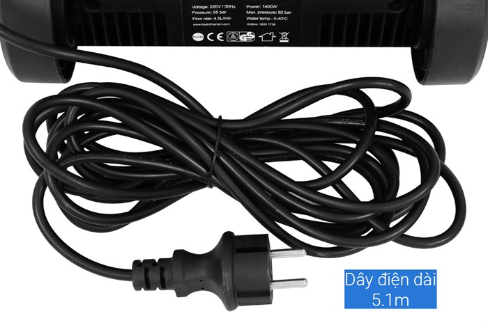 Máy xịt rửa áp lực cao Kachi MK-192 1200W Màu Xanh Dương