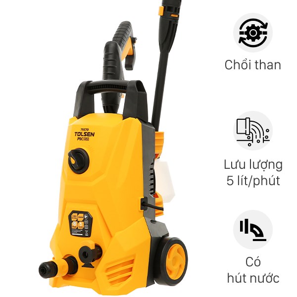 Máy phun xịt rửa áp lực cao Tolsen 79570 1400W