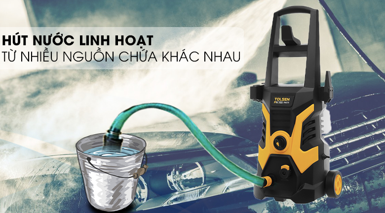Máy phun xịt rửa áp lực cao Tolsen 79571 1800W