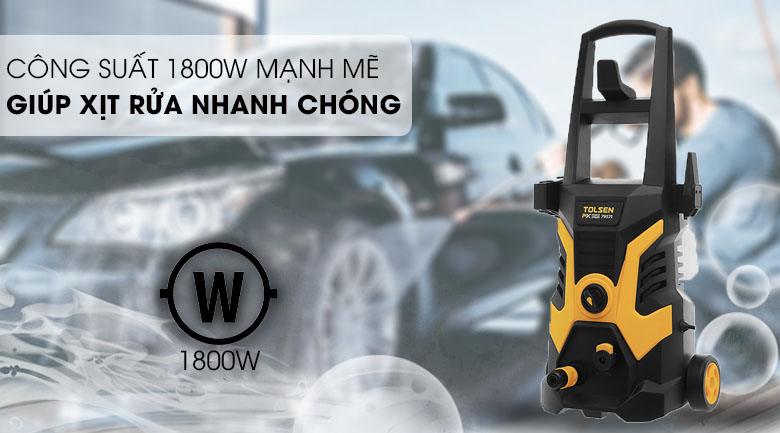 Máy phun xịt rửa áp lực cao Tolsen 79571 1800W