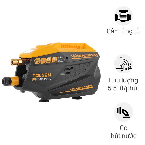 Máy phun xịt rửa áp lực cao Tolsen 79575 2000W