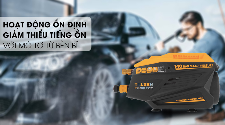 Máy phun xịt rửa áp lực cao Tolsen 79575 2000W