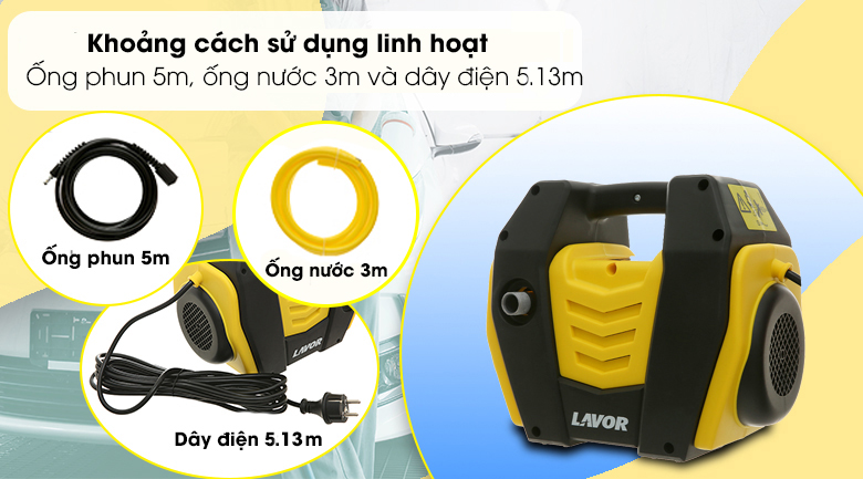 Máy phun xịt rửa Lavor Hero 105AC 850W