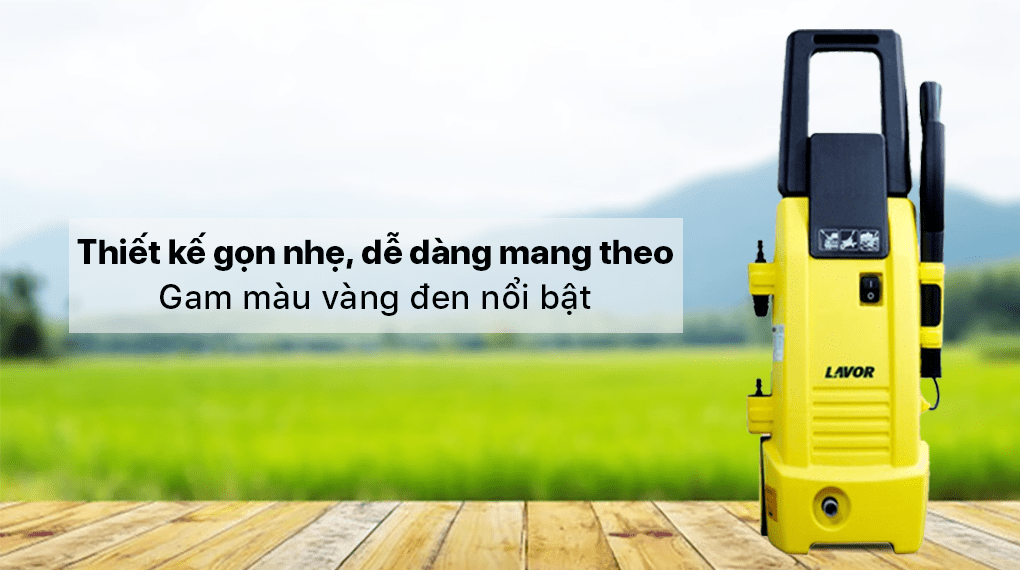 Máy xịt rửa áp lực cao Lavor Ninja - Plus130 - Thiết kế nhỏ gọn Máy xịt rửa áp lực cao Lavor Ninja - Plus130 - Thiết kế nhỏ gọn