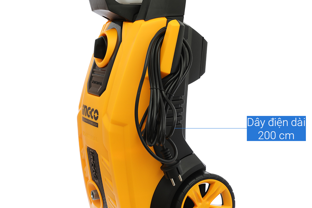 Máy phun xịt rửa áp lực cao Ingco HPWR18008 1800W Màu Đen - Vàng