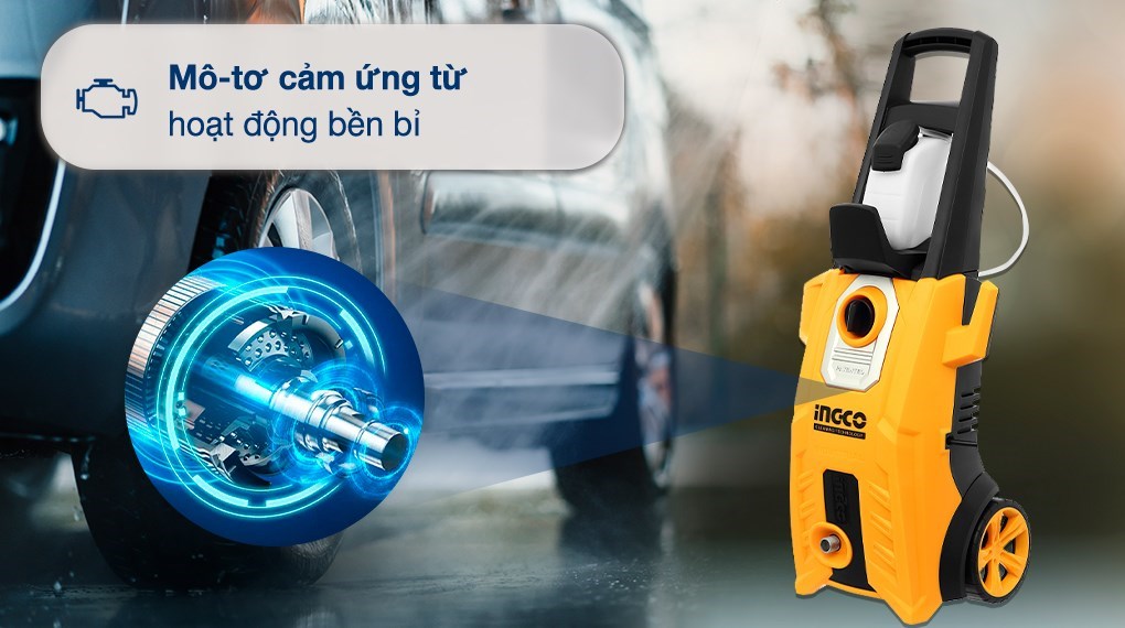 Máy phun xịt rửa áp lực cao Ingco HPWR20008 2000W