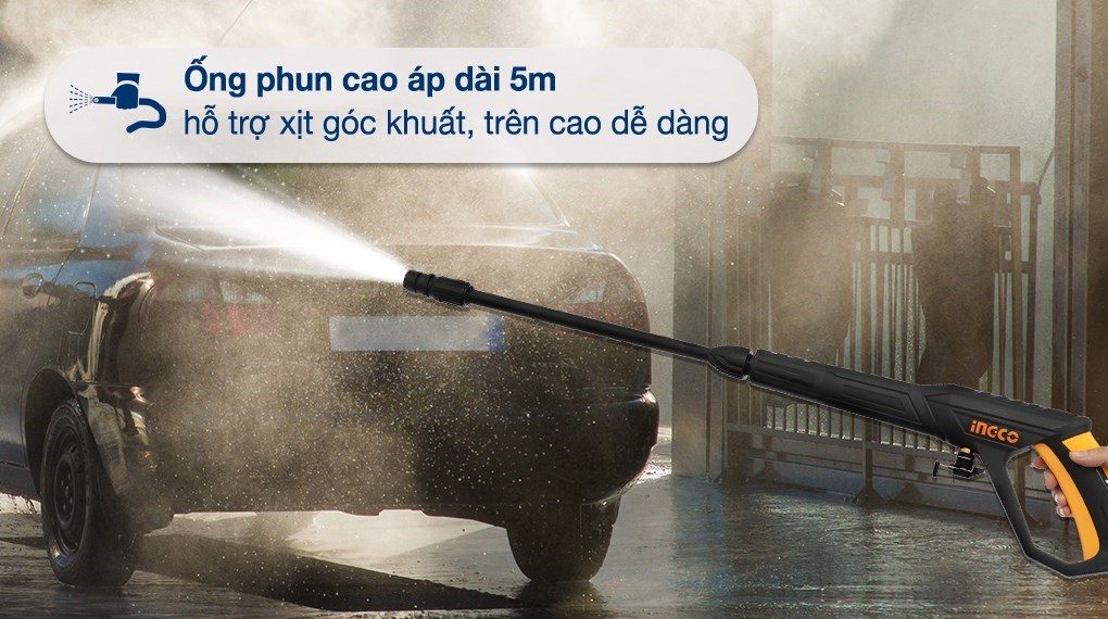 Máy phun xịt rửa áp lực cao Ingco HPWR20008 2000W