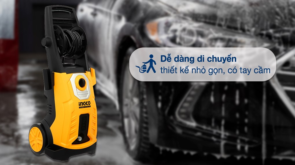 Máy phun xịt rửa áp lực cao Ingco HPWR25008 2500W