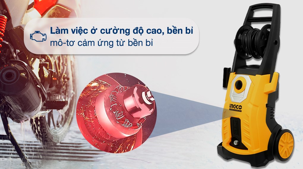Máy phun xịt rửa áp lực cao Ingco HPWR25008 2500W