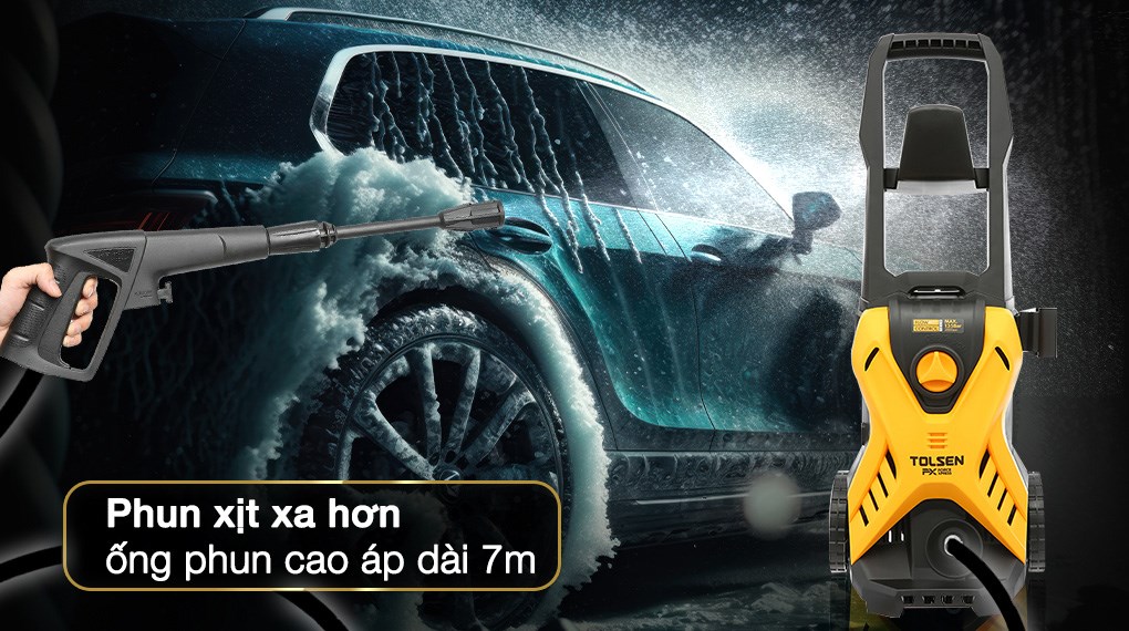 Máy phun xịt rửa áp lực cao Tolsen 79589 1700W