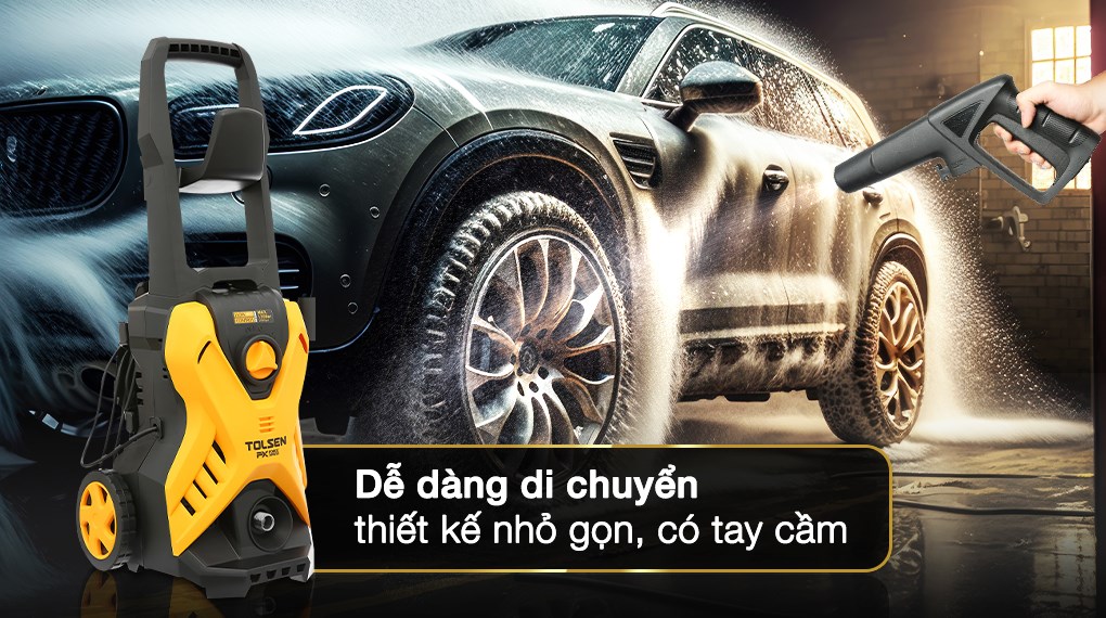 Máy phun xịt rửa áp lực cao Tolsen 79589 1700W