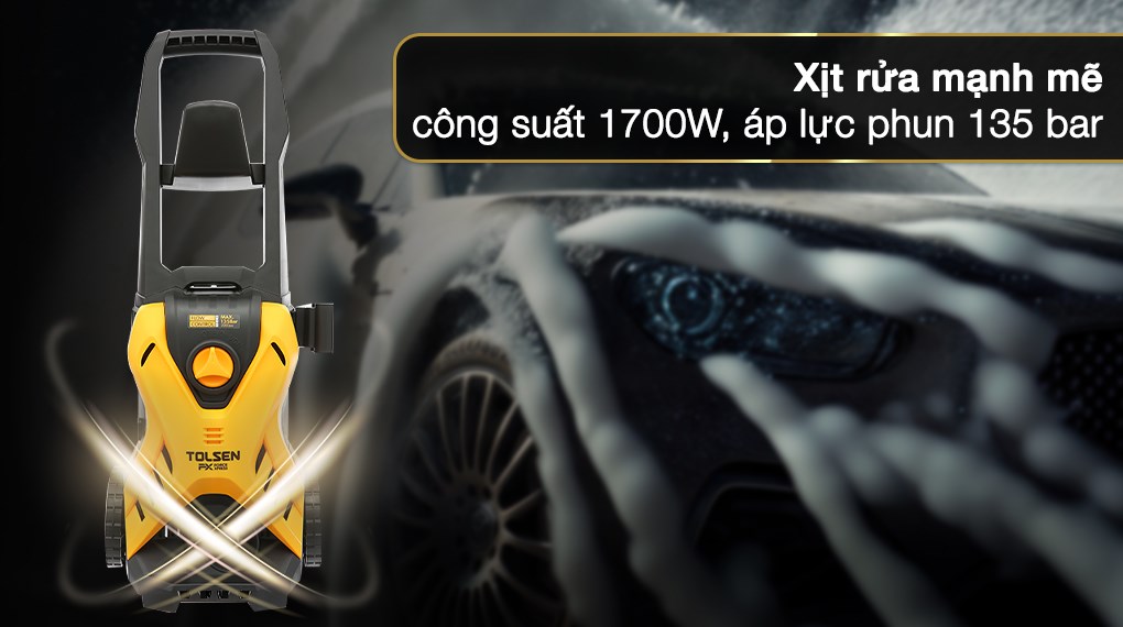 Máy phun xịt rửa áp lực cao Tolsen 79589 1700W