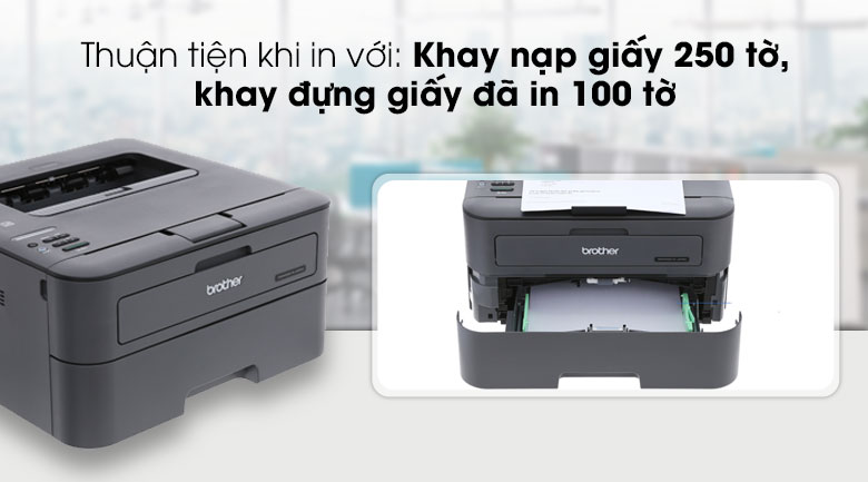 Máy in laser trắng đen đơn năng Brother HL-L2366DW Wifi