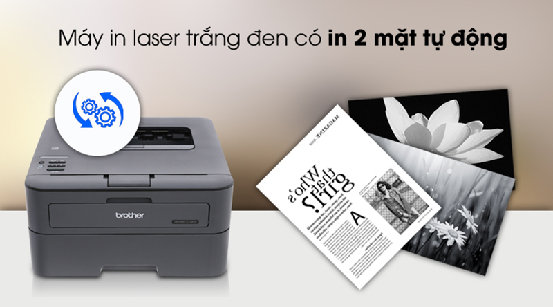 Máy in laser Brother HL-L2366DW - In chất lượng tốt