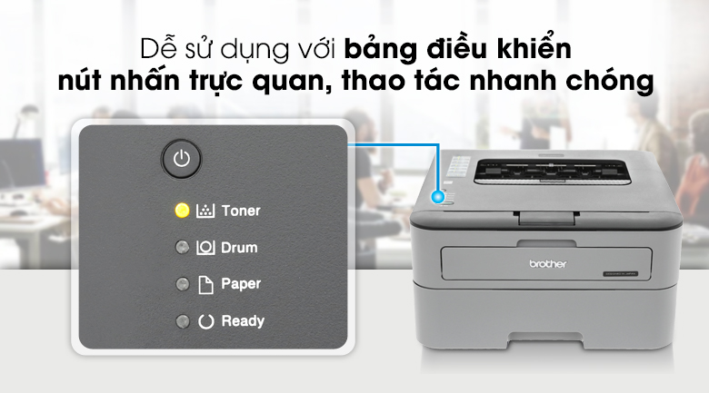 Máy in laser trắng đen đơn năng Brother HL-L2321D