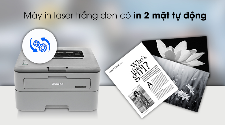 Máy in laser trắng đen đơn năng Brother HL-L2321D