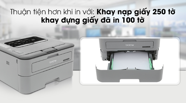 Máy in Laser Brother HL L2321D - Khay nạp giấy