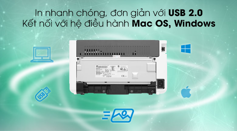 Máy In Laser Trắng Đen HP LaserJet Pro M12a (T0L45A)