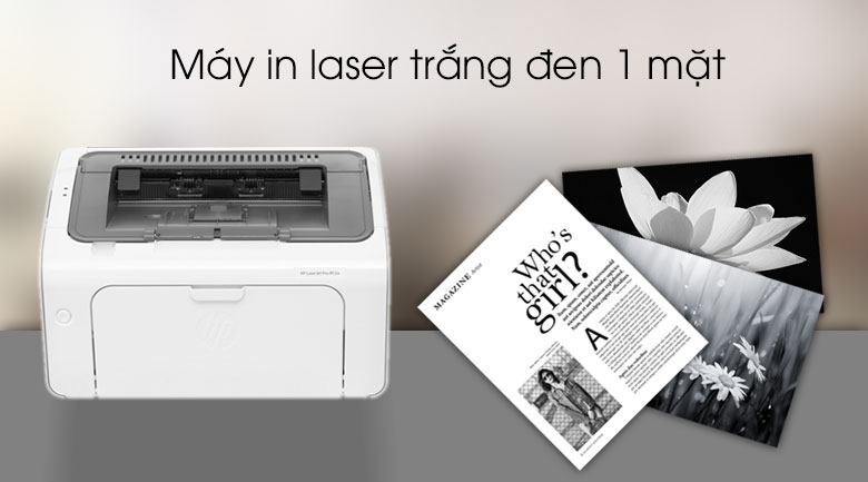 Máy In Laser Trắng Đen HP LaserJet Pro M12a (T0L45A)