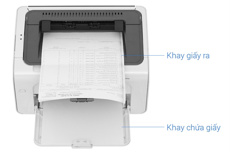 Máy In Laser Trắng Đen HP LaserJet Pro M12a (T0L45A) Màu Trắng