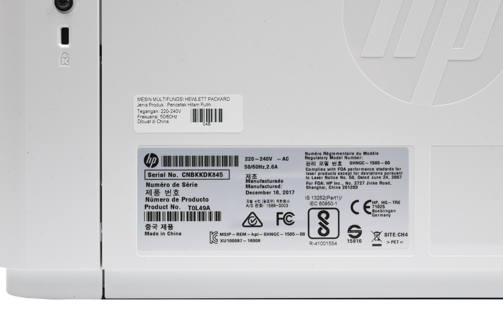 Máy in laser đa năng HP LaserJet Pro MFP M26a (T0L49A) - 10