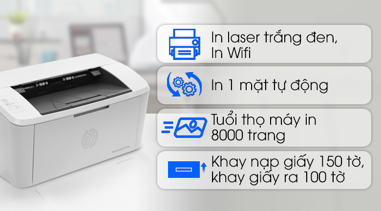 Máy in HP LaserJet Pro M15w WI-FI (W2G51A) - Chính hãng