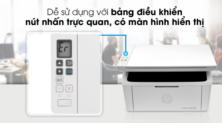 HP LaserJet Pro MFP M28w WI-FI (W2G55A) - Bảng điều khiển