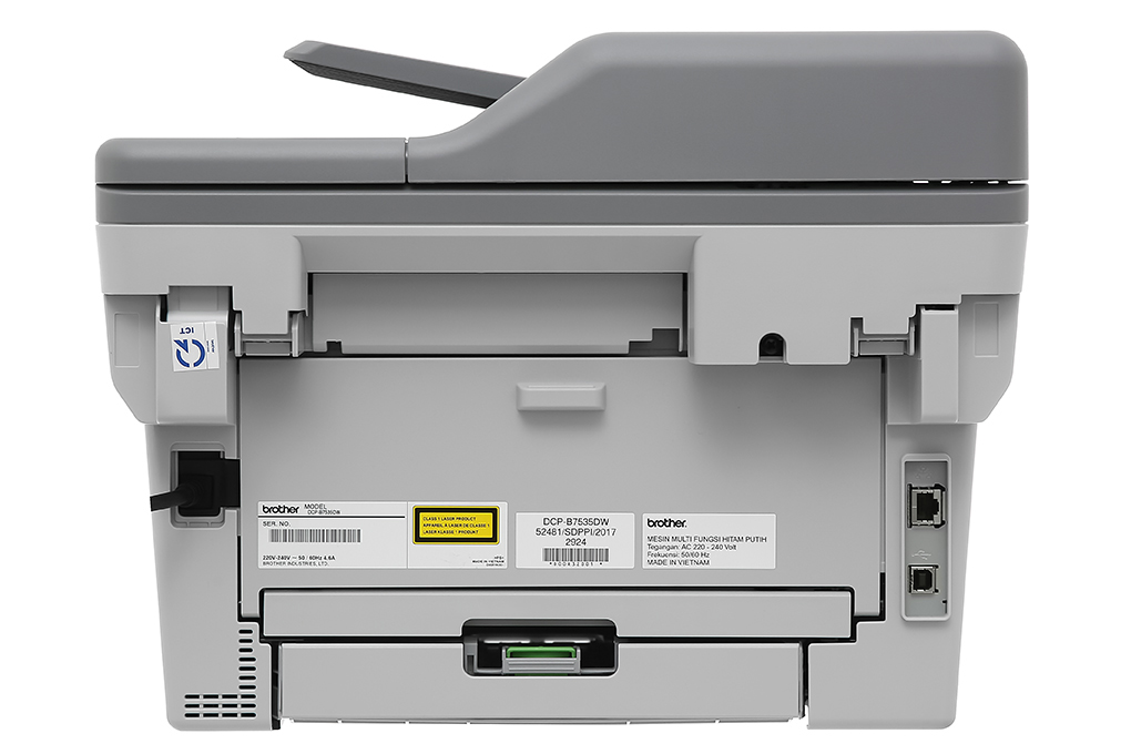 Máy in laser trắng đen đa năng Brother DCP-B7535DW Wifi Màu Xám