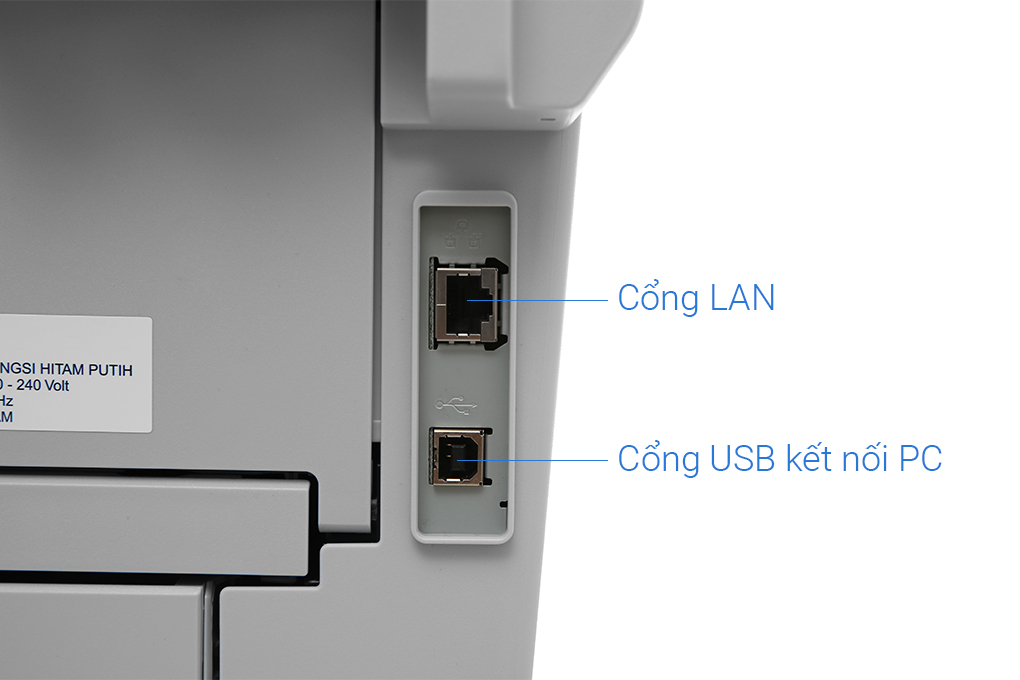 Máy in laser trắng đen đa năng Brother DCP-B7535DW Wifi Màu Xám