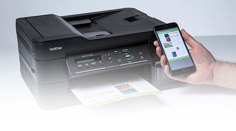 Máy In Phun Màu Brother Inkjet đa năng in scan copy DCP-T710W Wifi - 8