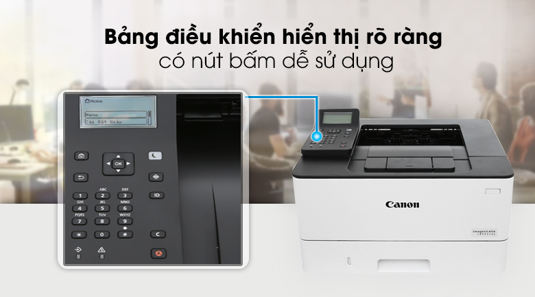 Máy In Laser Trắng Đen Canon LBP214dw Wifi