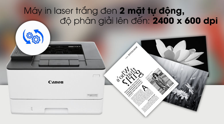 Máy In Laser Trắng Đen Canon LBP214dw Wifi