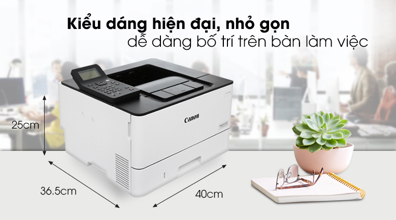 Máy in Laser Canon LBP214dw wifi - Thiết kế