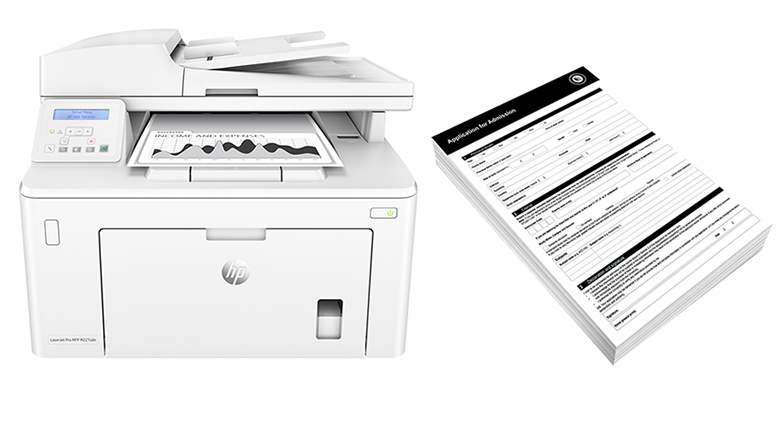 Máy in đa năng HP LaserJet Pro MFP M227sdn (G3Q74A) tốc độ in nhanh