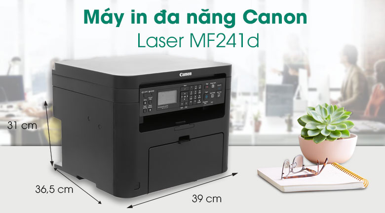 Máy in laser trắng đen đa năng Canon MF241d