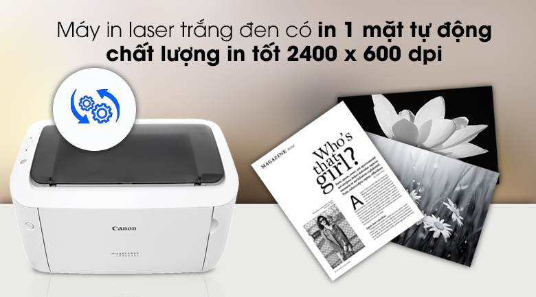 Máy in laser trắng đen đơn năng Canon LBP6030W Wifi