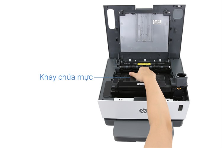 Máy In Laser Trắng Đen HP Neverstop Laser 1000w Wifi (4RY23A) Màu Trắng