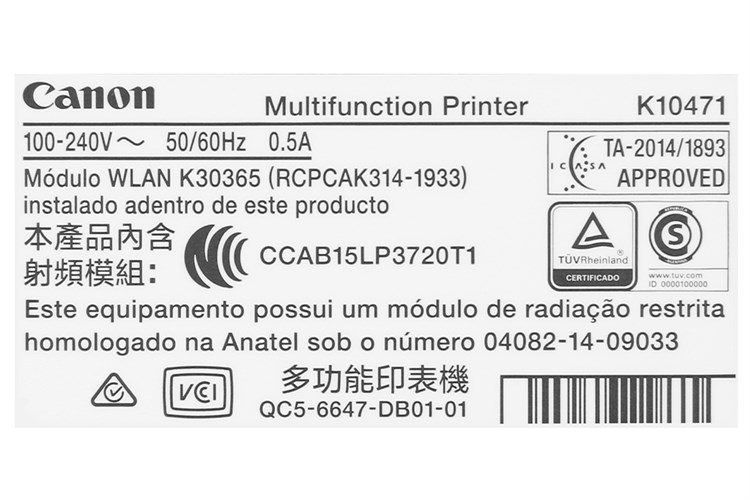Máy In Phun Màu Canon đa năng in scan copy PIXMA G3010 Wifi Màu Đen