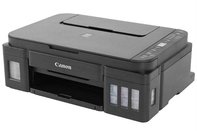 Máy In Phun Màu Canon đa năng in scan copy PIXMA G3010 Wifi Màu Đen