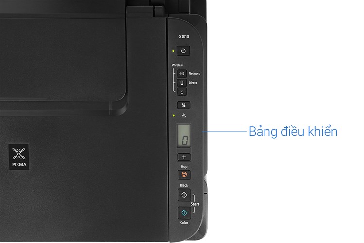 Máy In Phun Màu Canon đa năng in scan copy PIXMA G3010 Wifi Màu Đen