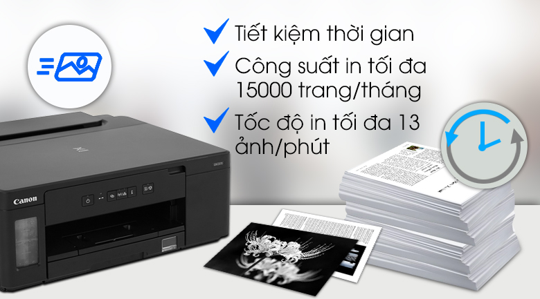 Máy in phun màu Canon PIXMA GM2070 - Hiệu suất in cao với tốc độ ổn định