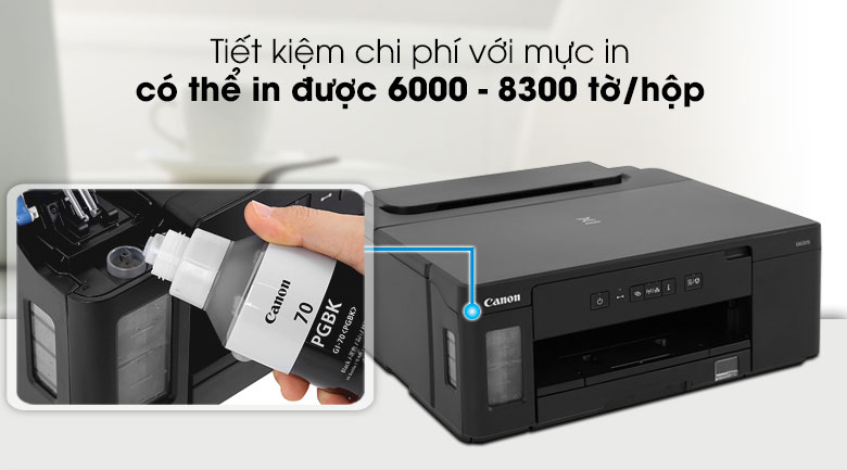 Máy in phun màu Canon PIXMA GM2070 - Tiết kiệm chi phí