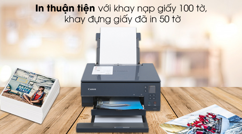 Máy In Ảnh Phun Màu Canon PIXMA TS6370 Wifi