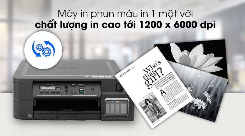 Máy In Phun Màu Brother đa năng in scan copy DCP-T310