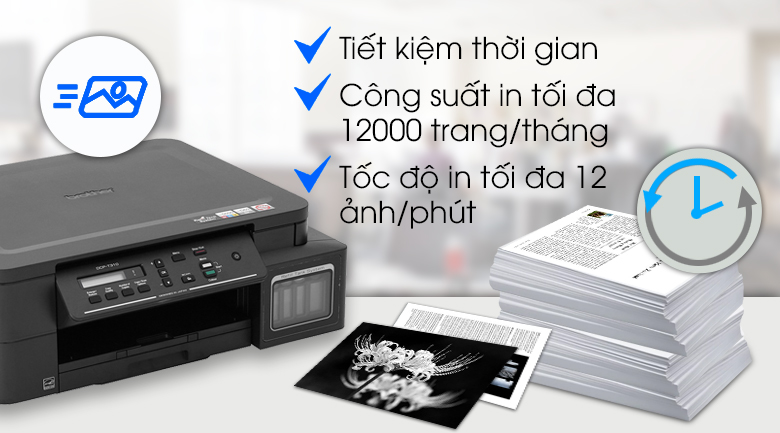 Máy in phun màu đa năng In Scan Copy Brother DCP - T310 - Chức năng đa dạng