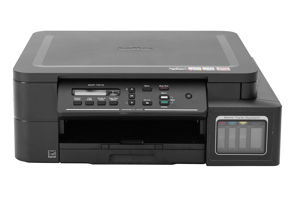 Máy In Phun Màu Brother đa năng in scan copy DCP-T310 Màu Đen