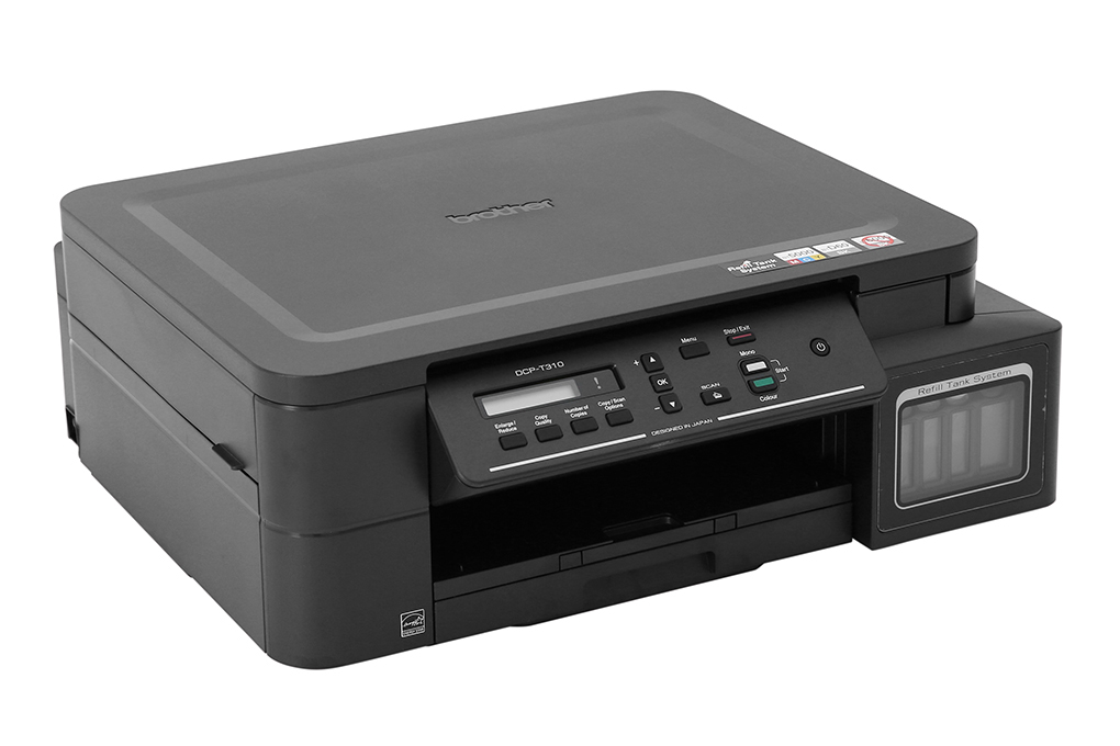 Máy In Phun Màu Brother đa năng in scan copy DCP-T310 Màu Đen