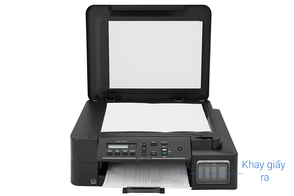 Máy In Phun Màu Brother đa năng in scan copy DCP-T310 Màu Đen